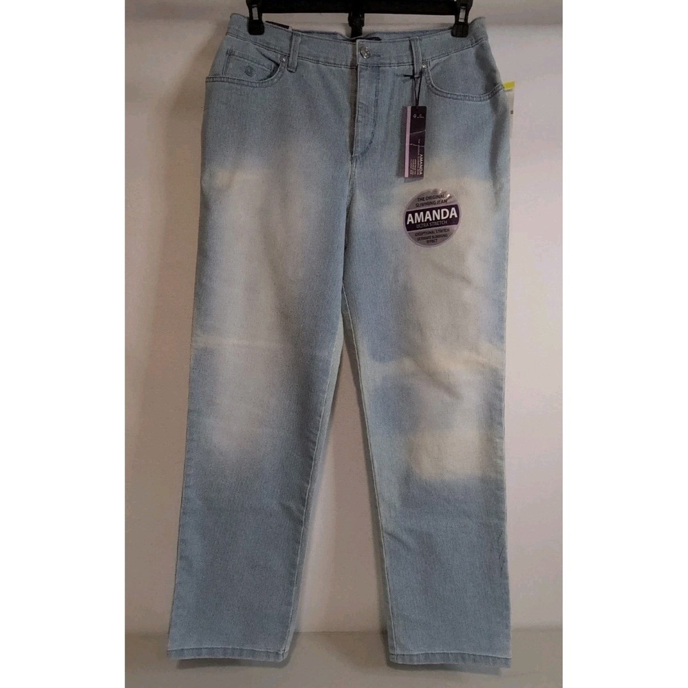 Gloria Vanderbilt Amanda Slimming Jeans Heritage Fit Tapered Leg‎ Size 12 Short